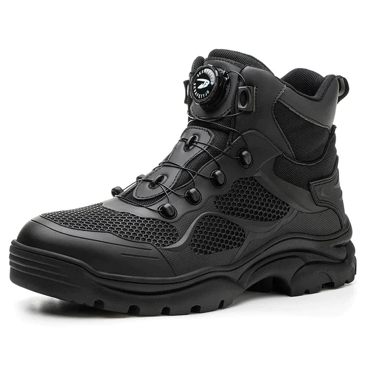 Fanmalls S3 Ultralight Wear-resistant Safety Shoes with Steel Toe Cap Rotating Buckle