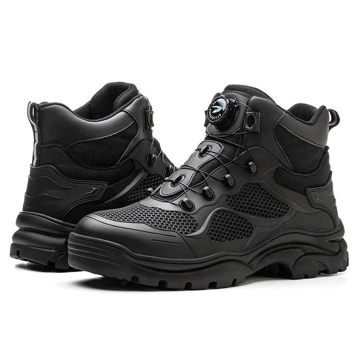 Fanmalls S3 Ultralight Wear-resistant Safety Shoes with Steel Toe Cap Rotating Buckle