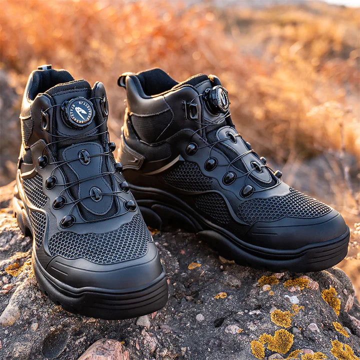 Fanmalls S3 Ultralight Wear-resistant Safety Shoes with Steel Toe Cap Rotating Buckle