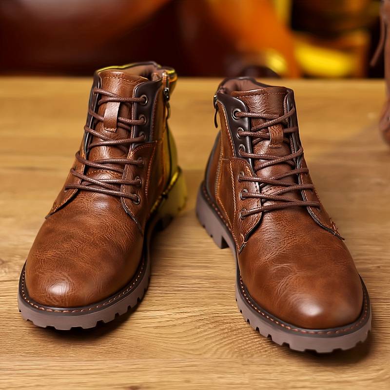 RoyalStride™ Bottes en pur cuir pour homme