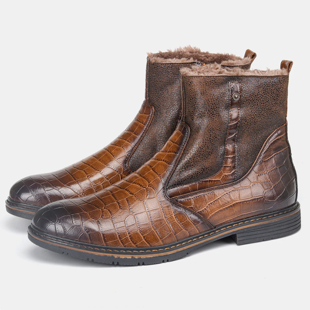 VALENTIN - BOTTES EN CUIR CHAUD POUR HOMMES