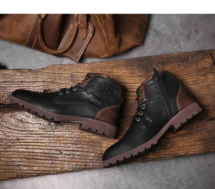 RoyalStride™ Bottes en pur cuir pour homme