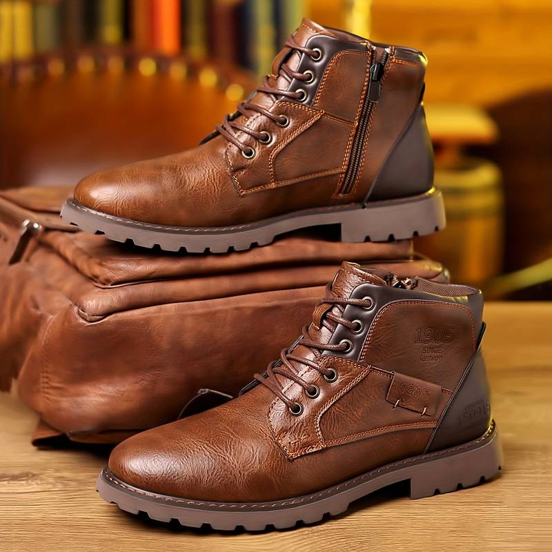 RoyalStride™ Bottes en pur cuir pour homme